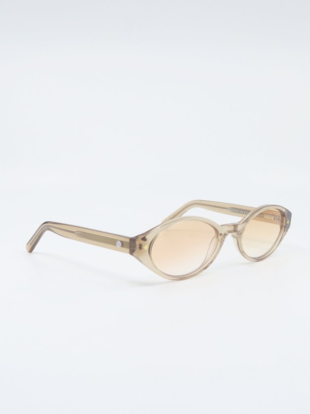 Side B M006 Brown Transparent/Brown Gradient New Women's Sunglasses.